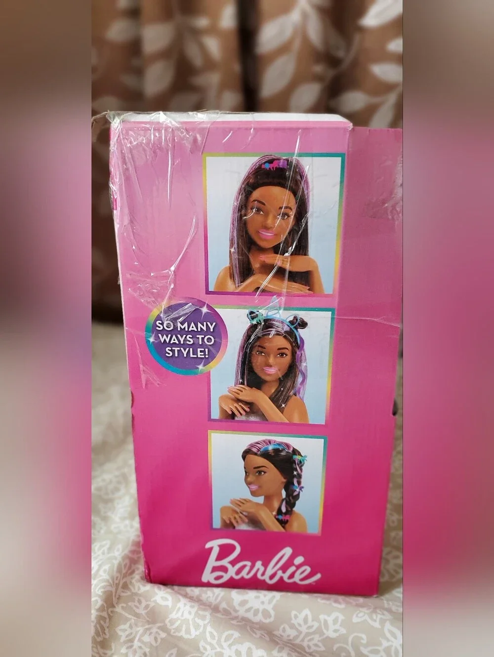 Barbie Glitter Hair Styling Deluxe Styling Head And Accessories